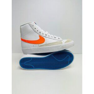 5Y FITS 6.5 W NIKE Blazer Mid '77 GS 'White Total Orange DA4086 116